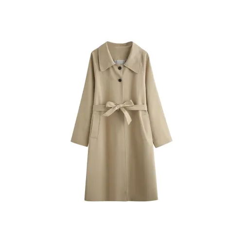 JECCI FIVE Светлый хаки Женская тренч-куртка