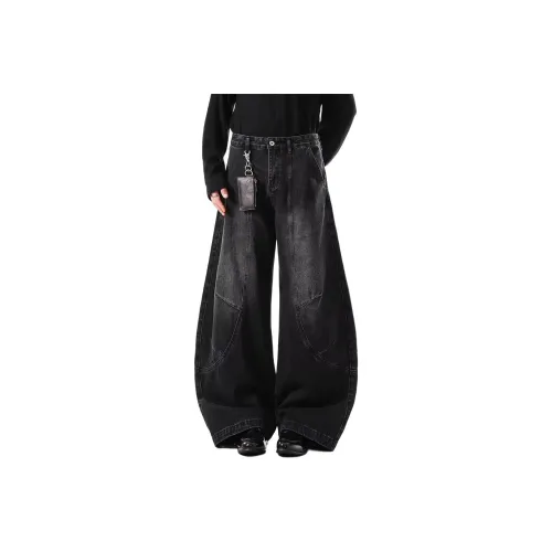 GEOGRE ALEX Черный Унисекс Джинсы