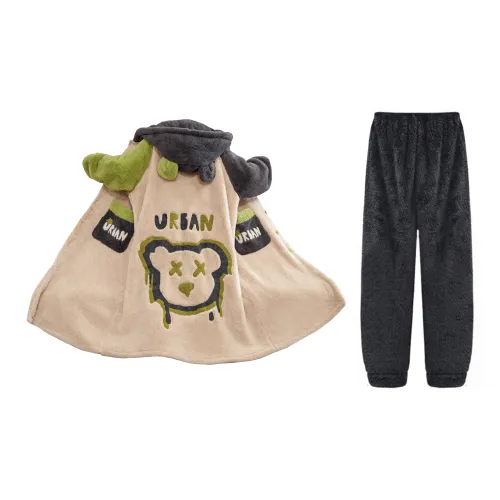QIAONITONG Cool Bear Men's Pajama Sets