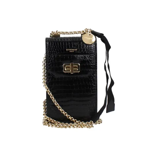 GIVENCHY Чехол для телефона из кожи сумка через плечо женская черная