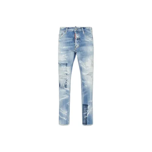 DSQUARED 2 Blue Men's Jeans DSQUARED 2 Синий Мужской Джинсы