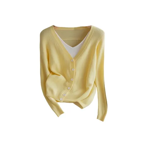 HAPG Женский Трикотаж Желтый