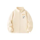 [Мальчики Флис Пальто] Бежевый Obedient Nubi XZR_3