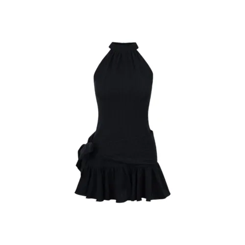 Wang Leshi Короткий рукав Платье Женское