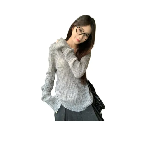 MUCCHIC Серый Женский Трикотаж