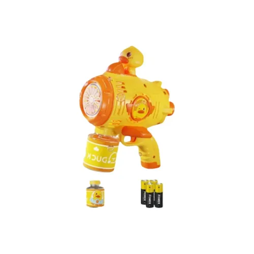 GUOU Электрический Ручной Милый Утка На открытом воздухе Гатлинг MULTI Дыра Пузырьки Пистолет Пузыри