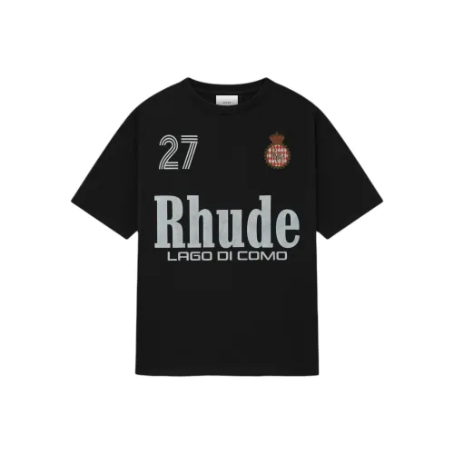 RHUDE Синий Мужской T-Рубашки