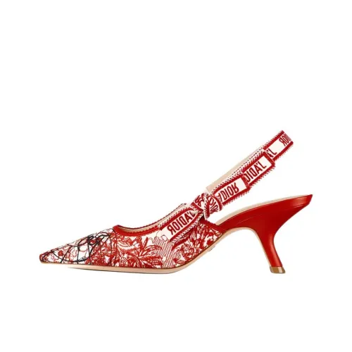 DIOR J'Adior Узкий каблук Высокие каблуки Женские Красный