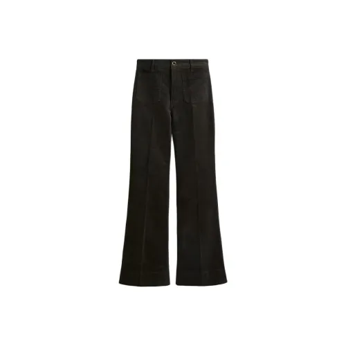 H M Темно-зеленые женские повседневные штаны