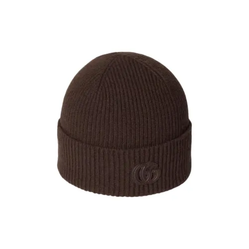 GUCCI Кашемир Шапки-бини Унисекс Темно-коричневый