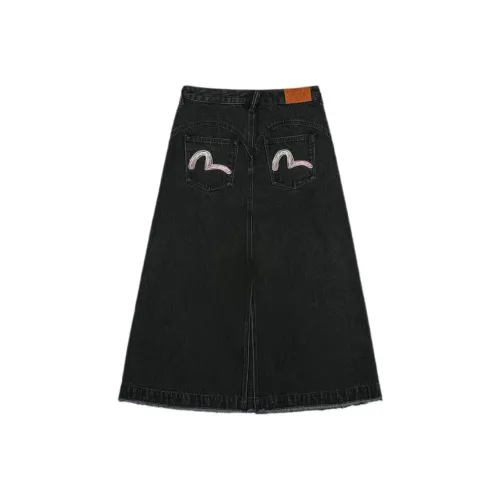 EVISU FW25 Denim Long Skirt Women's
