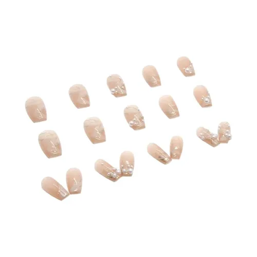 ZHENYUE Z434 Pearl Silk Glue Version MID Long Sweet Style Icy Clear Instagram Style Coquette Nude