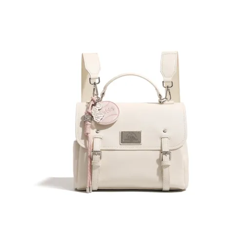 Barbie Synthetic Leather Backpack Standard Women's Ecru Барби Синтетическая Кожа Рюкзак Стандартный Женский Экрю