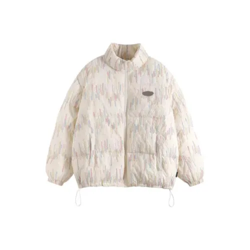 DOSOHEB Молоко Белый Женский Пуховик