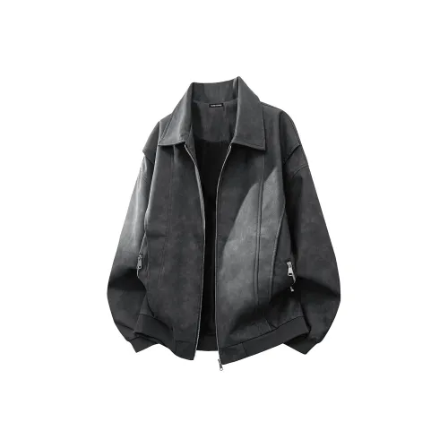 Fakeyoung Кожа Куртка Унисекс