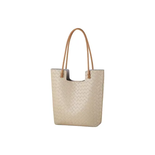 MILLIE'S Коровья кожа Тоут Подмышечный Сумка на плечо Стандартный Женский Экрю