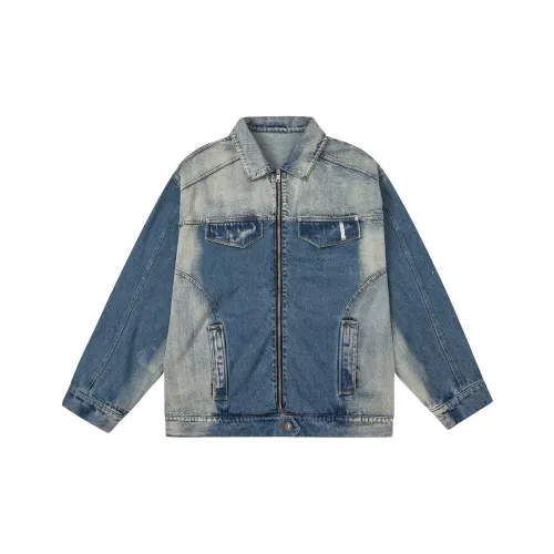 NRXX Мужская одежда Модный Высокое качество Винтаж Укороченный Деним Куртка Американский Промытый Свободный крой Куртка Модный Мужской