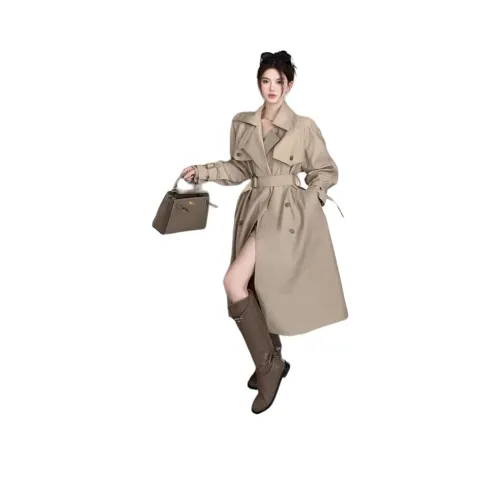 ZCDECO Khaki Женская тренч-куртка