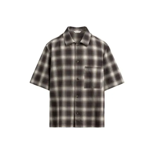 ZARA Khaki Мужские Рубашки