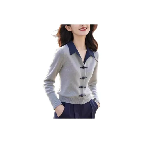 HAPG Серый Трикотаж Женский Трикотаж