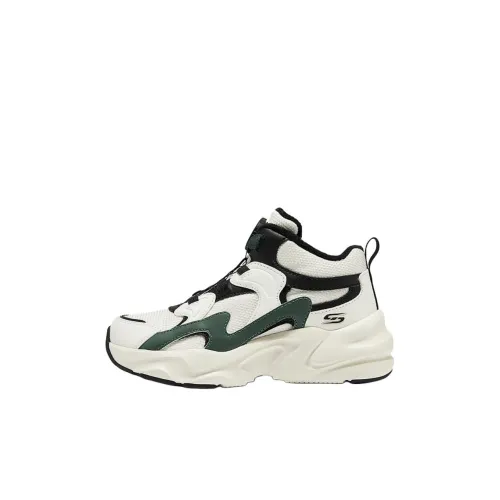 Skechers Kids Boys Slip-Resistant MID Top Boots White Baby