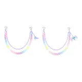 Дофаминовая одежда, цепи для брюк, 1 пара (Змея + Овца, голова)