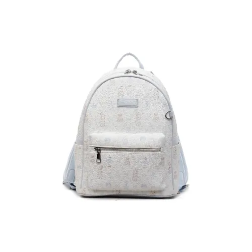 CAREELL Ткань Рюкзак Стандартный Унисекс Белый