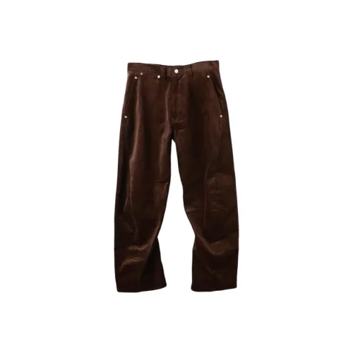 Jieda Brown Men's Casual Pants Jieda Коричневые Мужские Повседневные Брюки