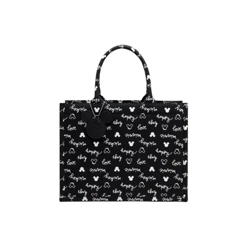 Disney Холщовая сумка Casual Fashion Versatile Korean Style Tote Bag Shopping Bag Large Women's Black