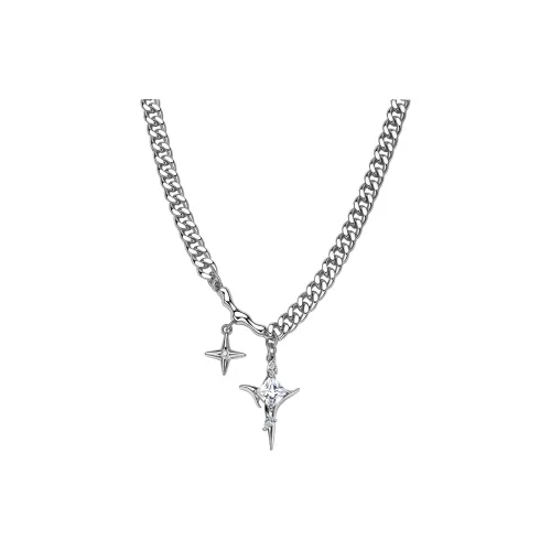 FAIRWHALE Титановые стальные ожерелья унисекс