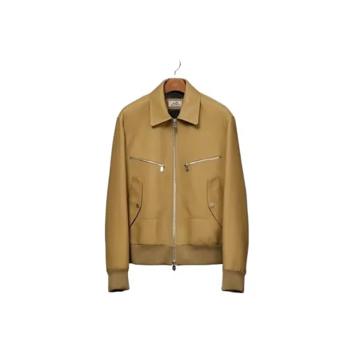 HERMES Желтые Мужские Куртки