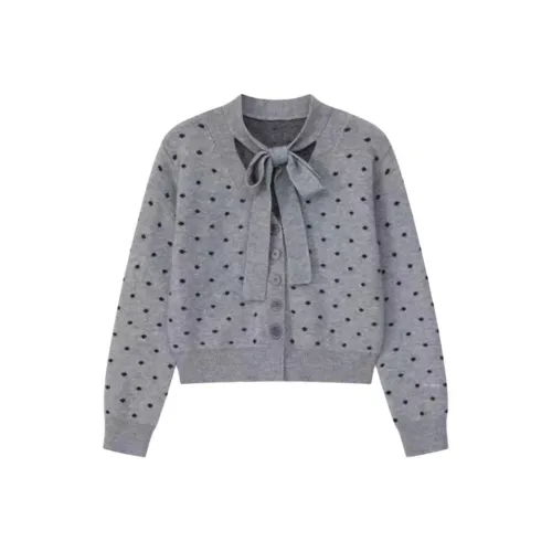 OURUOKE Гороховый узор Свитер Женские Трикотаж