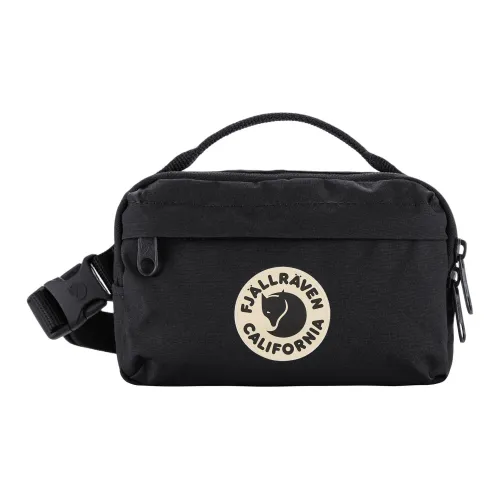 Fjallraven Kanken Нейлон Бананка Маленький Унисекс Черный