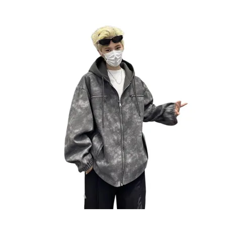 SOCKKEY Кожа Куртка Пальто Унисекс