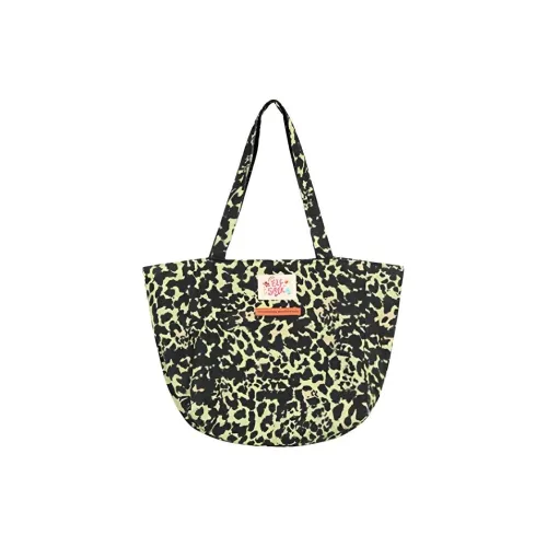 ELF SACK Хлопок Сумка-тоут Сумка через плечо Стандартная Женская Яблочно-зеленый