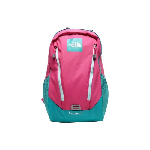 THE NORTH FACE Мягкий Нейлон Рюкзак Стандартный Детский Розовый Изумрудно-Зеленый
