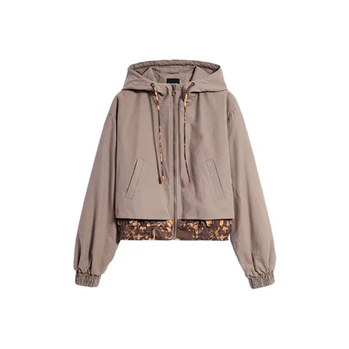 Desigual Серый Зеленый Женский Короткий Пальто