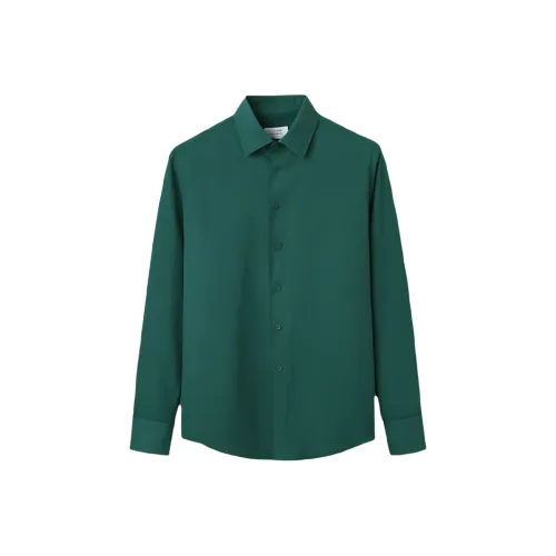 AHCN Бирюзовый Яшмовый Мужские Рубашки