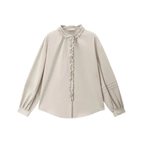 Giordano 02 Белый Глина Крупнозернистая Керамика Женские Рубашки