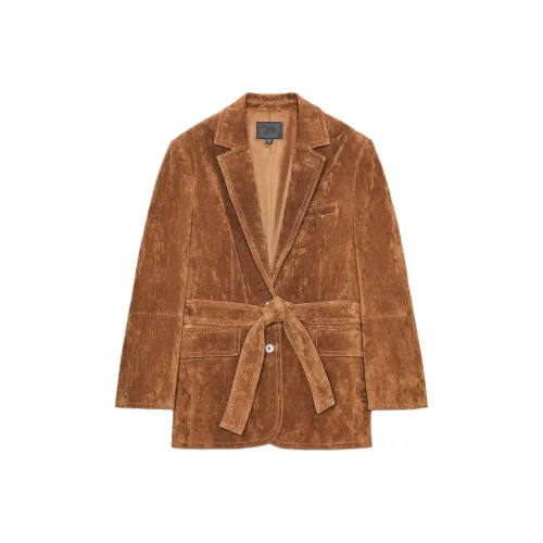 ZARA Цвет ириски Женские Деловые костюмы