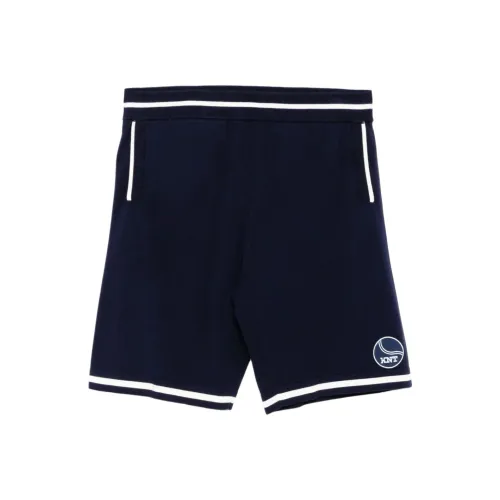KITON Dark Blue Men's Casual Shorts KITON Темно-синие мужские повседневные шорты