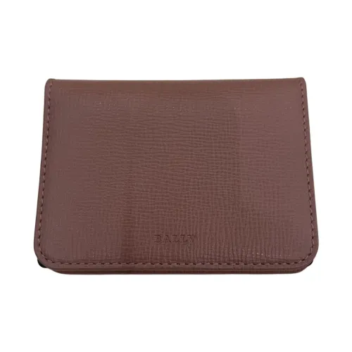 BALLY Коровья кожа Клатч Кошелек Женские Розово-коричневый