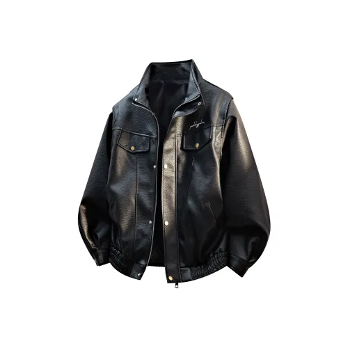 Paddy Julia Кожа Куртка Пальто Унисекс