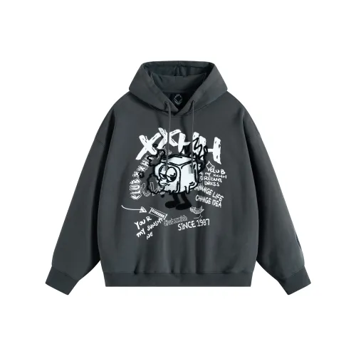 Clubxxhh Серый Унисекс Свитшоты