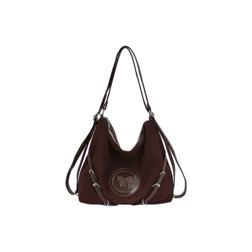 Single Warehouse ПУ (полиуретан) Рюкзак Женские Кофе Черный