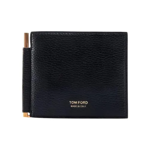 TOM FORD Кожа Бренд Кошелек Мужской Черный