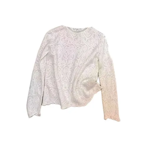 OURUOKE Белый Женский Трикотаж