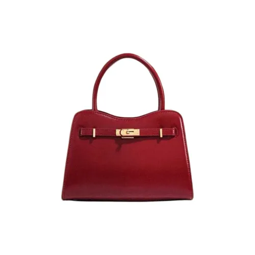 Bullrun Натуральная кожа Сумка Стандартная Женская Bridal Красная