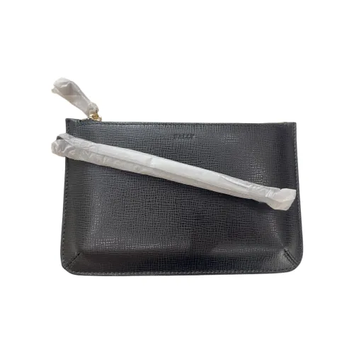 BALLY Клатч из коровьей кожи женский черный