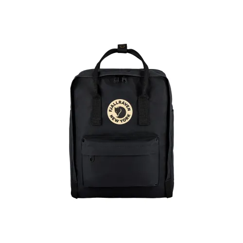 Fjallraven Виниловая ткань рюкзак унисекс черный